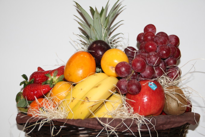 Cestas regalo fruta y frutos secos