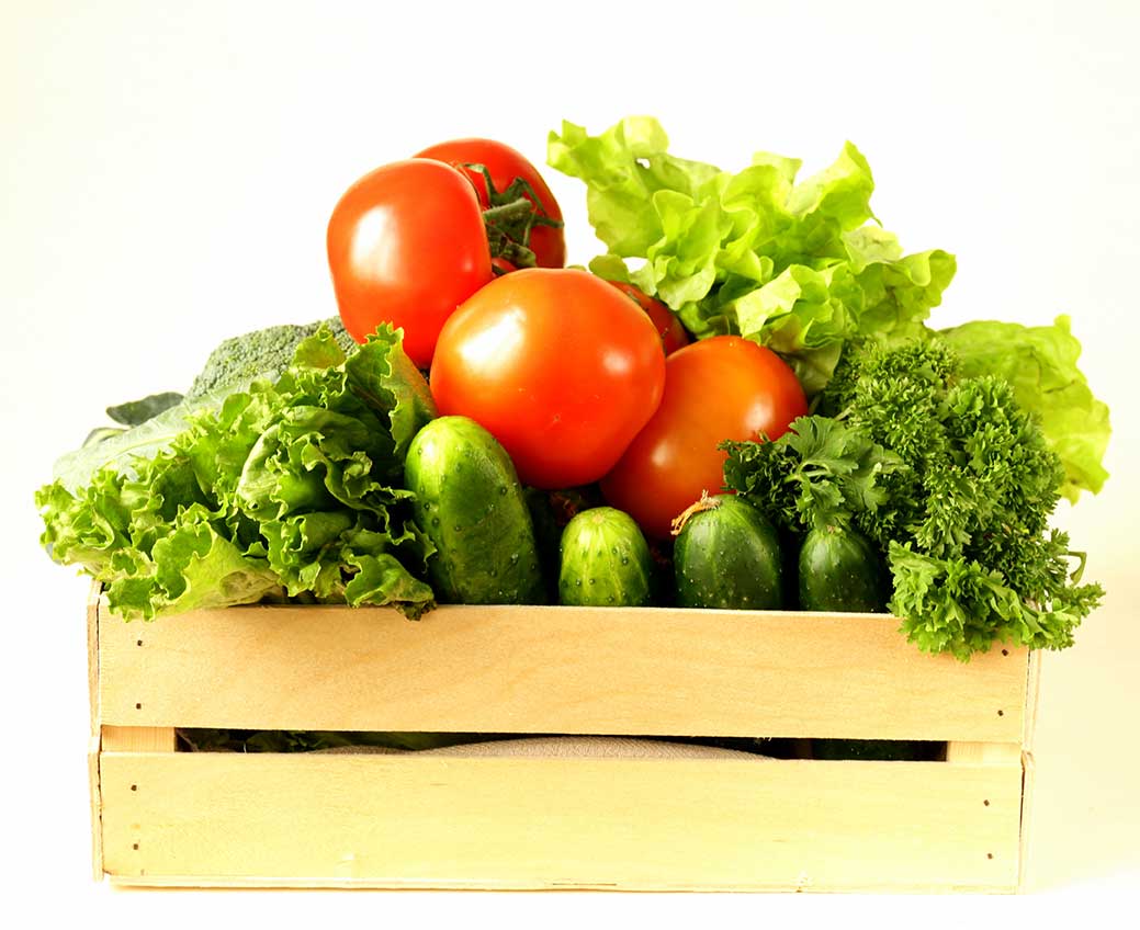 Frutas y verduras frescas a domicilio