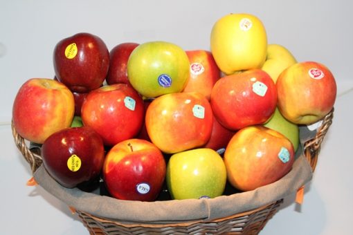 Cesta de manzanas, regalo original - Fruteria de valencia