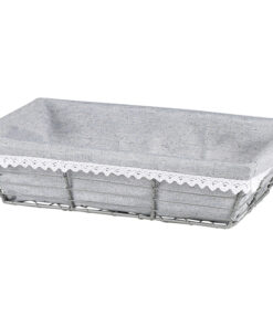 Cesta gris metal